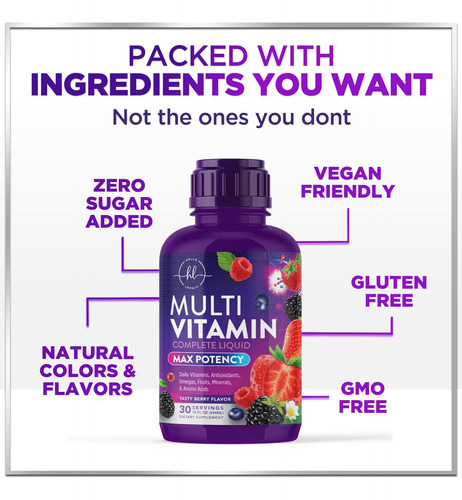 Olá, Linda! Multivitamínico Para Mulheres E Homens - Vitamin - Imagem 5