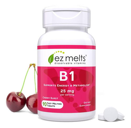 Suplemento Ez Melts B1 Tiamina 25 Mg Immune Support 90 Table