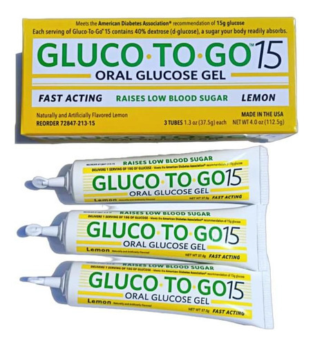 Gluco Para Ir 15 - Glicose Em Gel De Glicose Com Sabor De Li