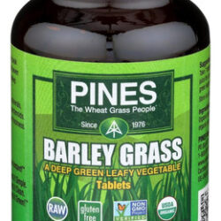 Grama De Cevada Orgânica Pines, 500 Mg, Comprimidos De 250 C