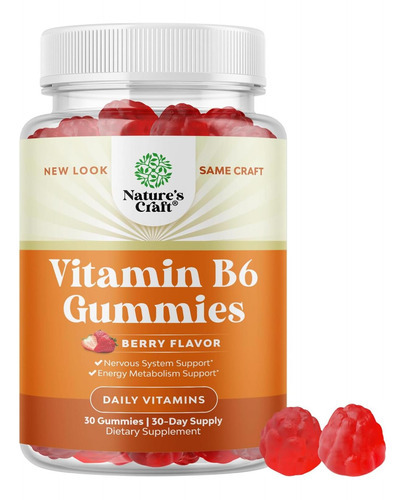 Gomas Potentes De Vitamina B6 Para Adultos - Vitamina B6 50