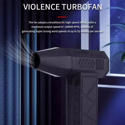 Ventilador Mini Turbo Jet De 130000 Rpm, Ventilador T - Imagem 12