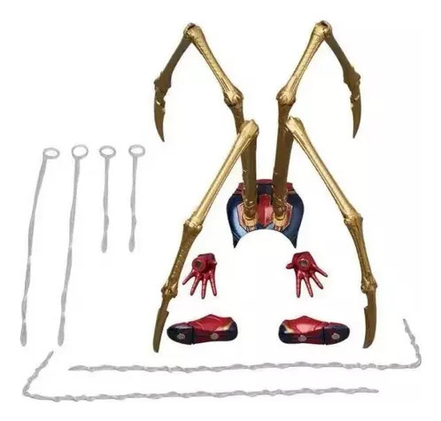 Boneco De Ação Avengers Iron Spider Man Mafex 081 Modelo T - Imagem 2