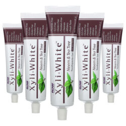 Creme Dental Now Foods Xyliwhite Neem E Tea Tree, 6,4oz 5un