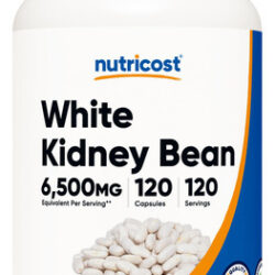 Suplemento Nutricost White Kidney Beans Em Cápsulas 6500mg 1