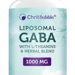 Suplemento Christbubble Lipossomal Gaba 1000mg Com L-teanina