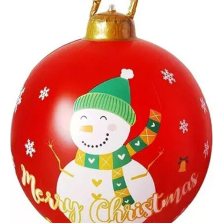 Bola Inflável Do Decoração Do Pvc Do Natal Gigante 80cm - Imagem 10