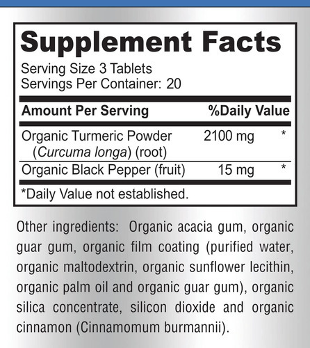 Yummyvite Cúrcuma Orgânica - 2100 Mg Curcumina De Cúrcuma Or - Imagem 5