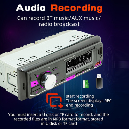 Aplicativo Remoto Leitor De Carro Colorful To Light Radio Mp - Imagem 3