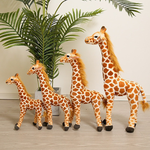 // S Novo Pelúcia Girafa Gigante Macia Presente Boneca Para - Imagem 3