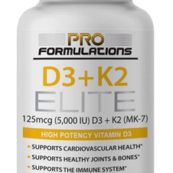 Pro Formulations Md D3 + K2 Elite Vitamina D3 (5.000 Ui) + C