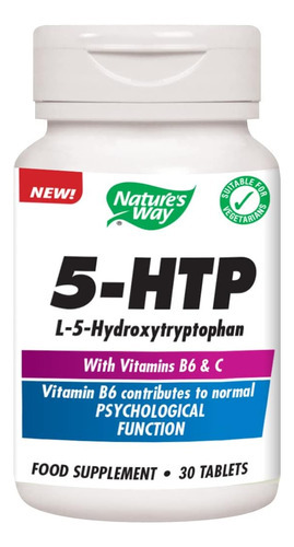 Nature"s Way 5-htp L-5-hidroxitriptofano Vitamina B6 + Vita