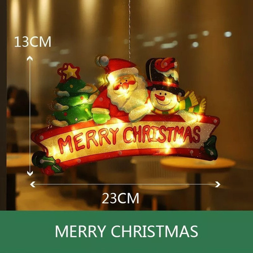 Ventosas De Luz De Natal Com Lâmpada Led Para Decoração De N - Imagem 6