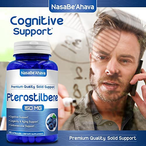 Nasabeahava Pterostilbene 150mg 180 Cápsulas - Imagem 4