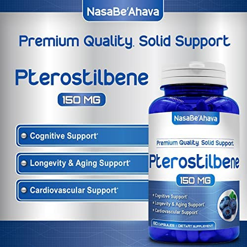 Nasabeahava Pterostilbene 150mg 180 Cápsulas - Imagem 3