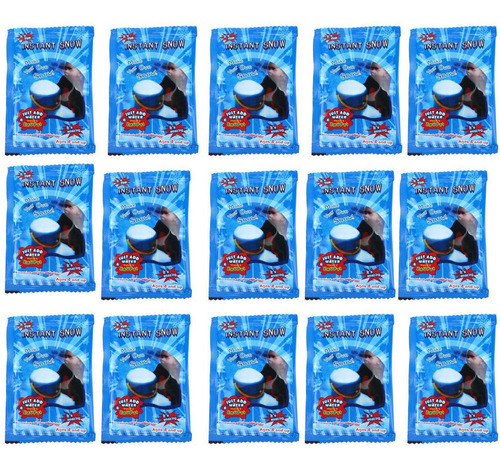 30pcs Falso Mágica Instantânea Neve Pó Diy Brinquedo Present