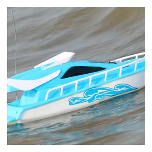 Barco De Controle Remoto Rc Boat 20km/h Impermeável - Imagem 2