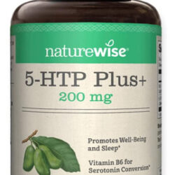 Naturewise 5-htp 200mg Suporte Ao Humor, Auxiliar Natural Do