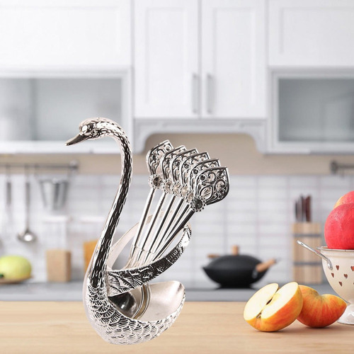 Conjunto De Colheres De Café Para Sobremesas Silver Holder - Imagem 2