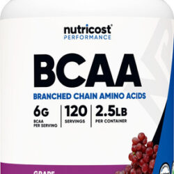 Bcaa Em Pó Nutricost Grape Flavor 120 Porções