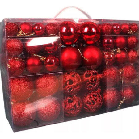 Pacote De 100 Esferas De Natal Para Decoração De Árvores - Imagem 11