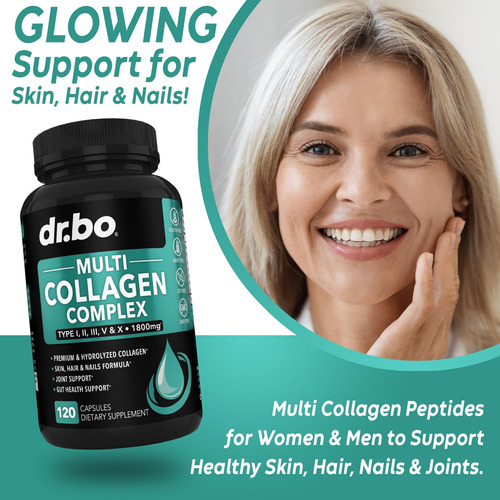 Peptídeos Multi -colágeno Para Mulheres E Homens - Tipo I, I - Imagem 3