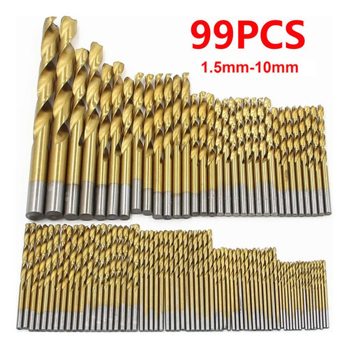Conjunto De Brocas Metal Multi Bits Tools Drill 99 Unidades - Imagem 2