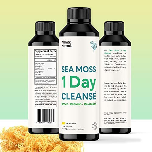 Atlantic Naturals Sea Moss 1 Day Cleanse - Desintoxicação D - Imagem 7