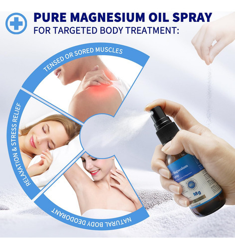 Óleo De Magnésio, Spray De Óleo De Magnésio, Spray De Óleo D - Imagem 3