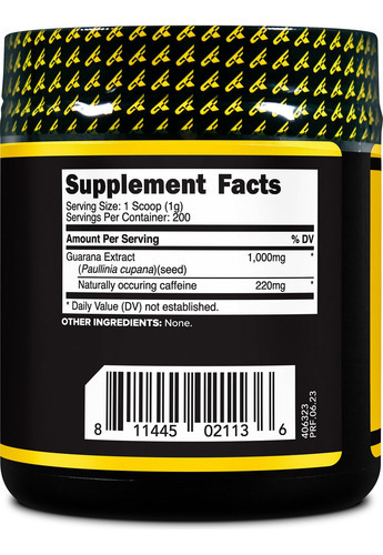 Primaforce Guarana Powder (200g) (sem Sabor) - Guarana Pure, - Imagem 4