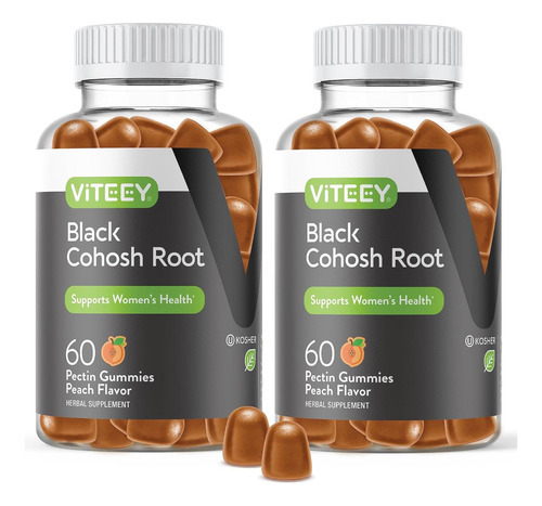 Black Cohosh Para Gomas Da Menopausa Para Mulheres - Supleme