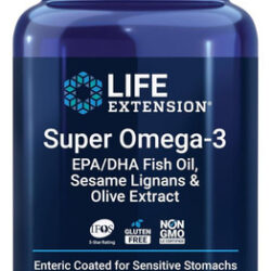 Life Extension Óleo De Peixe Super Ômega-3, Lignanas De Gerg