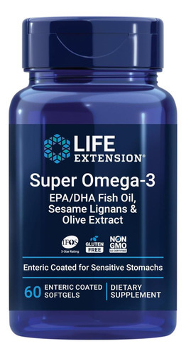 Life Extension Óleo De Peixe Super Ômega-3, Lignanas De Gerg