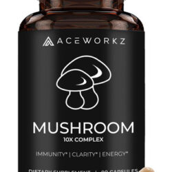 Suplemento Complexo De Cogumelos Aceworkz 10 - Lions Mane, R