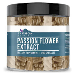 Extrato De Flor De Maracujá Earthborn Elements 200 Cápsulas,