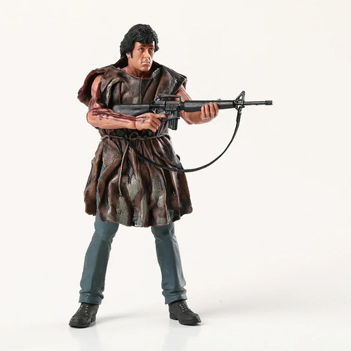 Brinquedo Modelo De Boneco De Ação John J Rambo Da Neca Firs - Imagem 3
