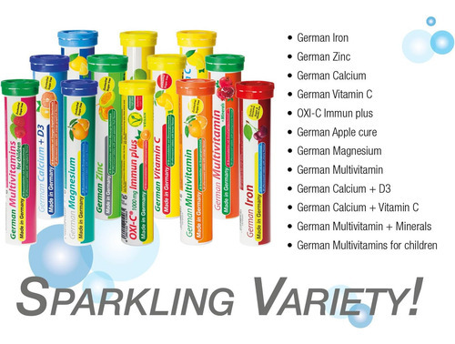 Multivitaminas Alemãs 10 Vitaminas - 40 Comprimidos Efervesc - Imagem 7