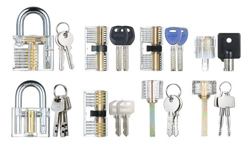 Conjunto De Treinamento De Cadeados Lockpicking Tools Locksm