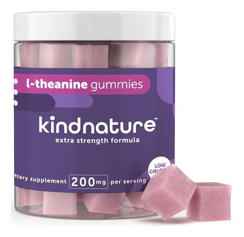 Gomas De L-teanina Kind Nature Para Crianças E Adultos - Gom