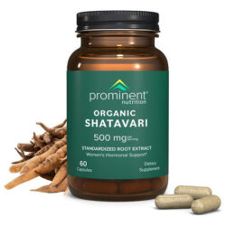 Cápsulas Shatavari Orgânicas De Nutrição Proeminente, Suport