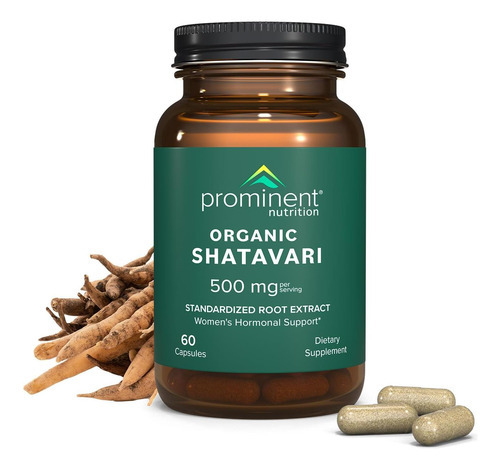 Cápsulas Shatavari Orgânicas De Nutrição Proeminente, Suport