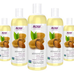 Óleo De Amendoa 473ml Now Foods Almond Oil Puro 5un