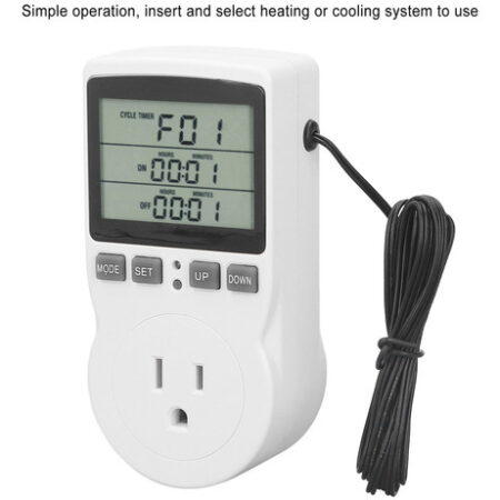Soquete De Controle De Temperatura Do Controlador De Termost - Imagem 9