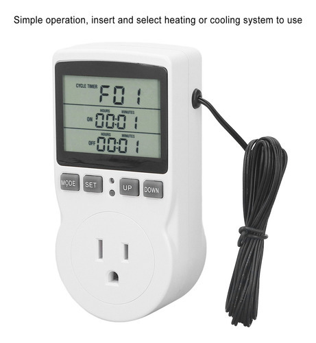 Soquete De Controle De Temperatura Do Controlador De Termost - Imagem 9