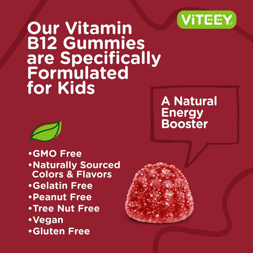 Vitamina B12 Para Gomas Infantis, 1000mcg - Metabolismo, Sup - Imagem 5