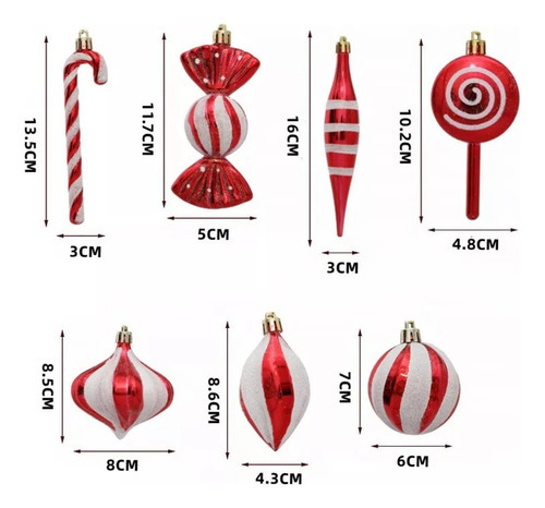 Pacote Com Esferas Para Decoração De Natal 14 Peças De 6 Cm - Imagem 3