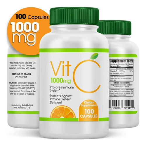 Natural Lab 2 Frascos De Vitamina C 1000mg 200 Cápsulas Melh - Imagem 3
