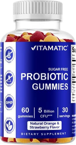 Gomas Probióticas Sem Açúcar Vitamatic Para Homens E Mulher