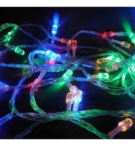 Z Pisca Pisca 100 Leds Decoração Natal 8 Função 10mts - Imagem 5