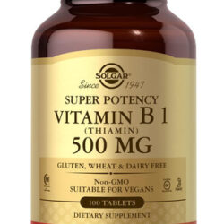 Vitamina B-12 Marca Solgar, 500 Mcg, 100 Comprimidos